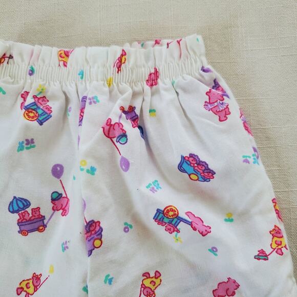 Vintage Girly Bears Shorts 6-12 months - Picture 2 of 7